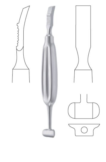 Alexander-Farabeuf Raspatory, Adult, 8 1/4" (21.0 Cm)